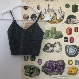 Skinny girl sports bra crop top